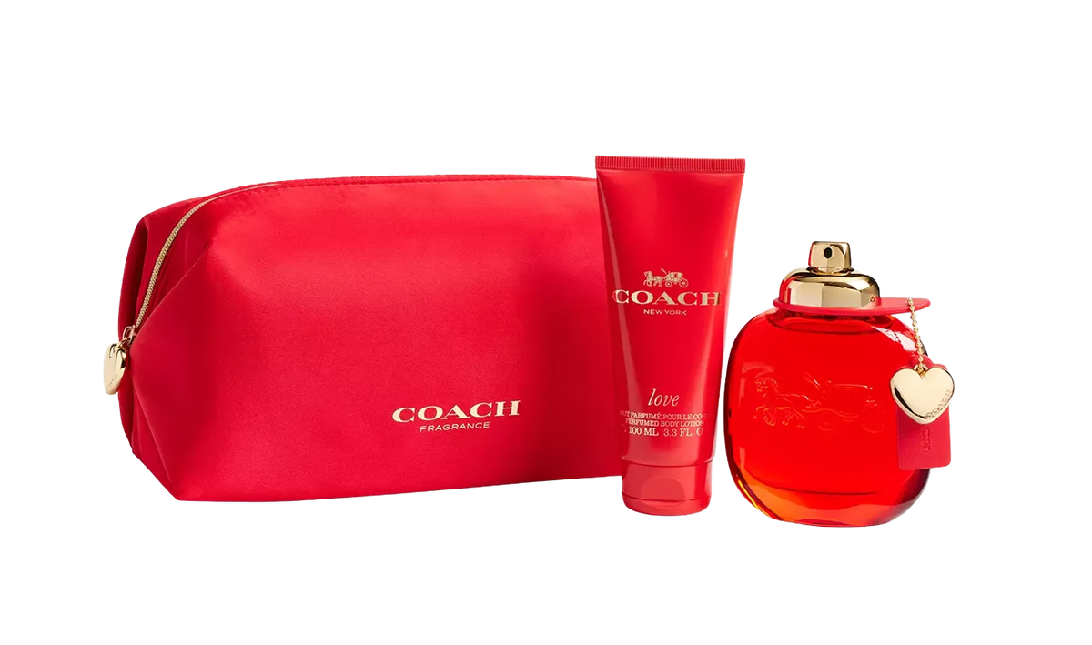 “Coach Love 3-piece gift set